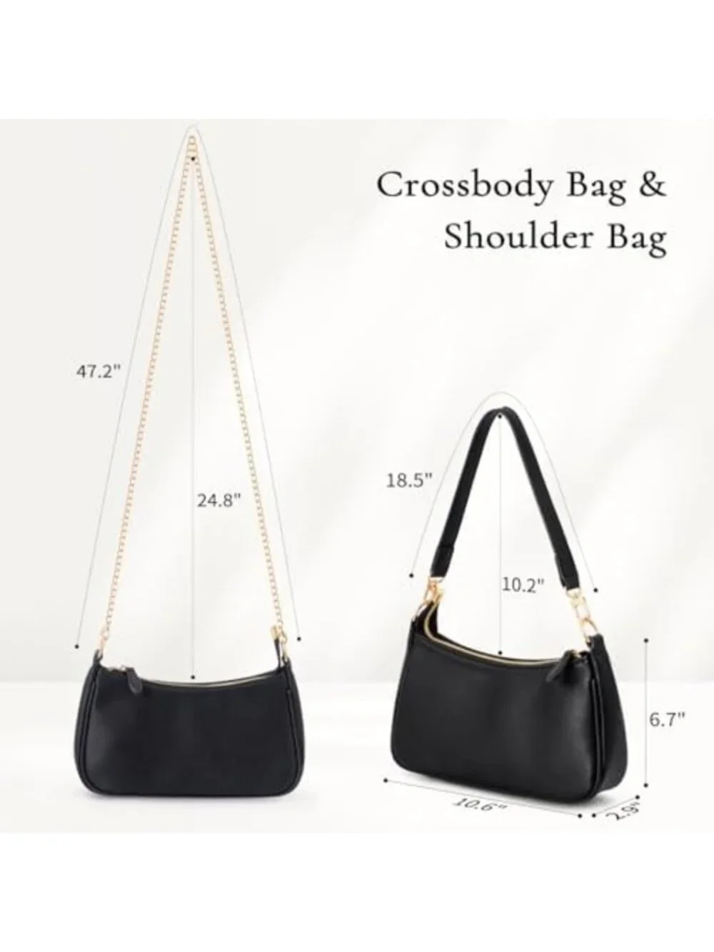 Cute Retro Small Leather Hobo Bag for Women | Versatile Shoulder & Handbag with